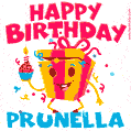 Funny Happy Birthday Prunella GIF