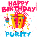 Funny Happy Birthday Purity GIF