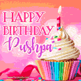 Happy Birthday Pushpa - Lovely Animated GIF