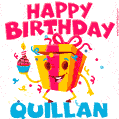 Funny Happy Birthday Quillan GIF
