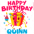 Funny Happy Birthday Quinn GIF