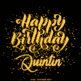 Happy Birthday Card for Quintin - Download GIF and Send for Free