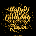 Happy Birthday Card for Quran - Download GIF and Send for Free