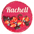 Happy Birthday Cake with Name Rachell - Free Download