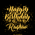 Happy Birthday Card for Raghav - Download GIF and Send for Free