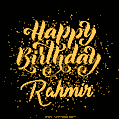 Happy Birthday Card for Rahmir - Download GIF and Send for Free