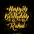 Happy Birthday Card for Rahul - Download GIF and Send for Free