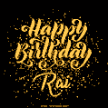 Happy Birthday Card for Rai - Download GIF and Send for Free