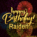 Happy Birthday, Raiden! Celebrate with joy, colorful fireworks, and unforgettable moments.