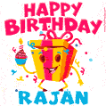 Funny Happy Birthday Rajan GIF