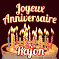 Joyeux anniversaire Rajon GIF