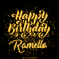 Happy Birthday Card for Ramello - Download GIF and Send for Free