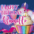 Happy Birthday Ramello - Lovely Animated GIF