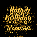 Happy Birthday Card for Ramesses - Download GIF and Send for Free