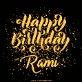 Happy Birthday Card for Rami - Download GIF and Send for Free