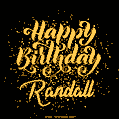 Happy Birthday Card for Randall - Download GIF and Send for Free