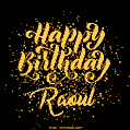 Happy Birthday Card for Raoul - Download GIF and Send for Free