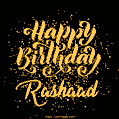 Happy Birthday Card for Rashaad - Download GIF and Send for Free