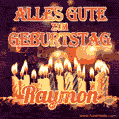 Alles Gute zum Geburtstag Raymon (GIF)