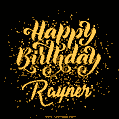 Happy Birthday Card for Rayner - Download GIF and Send for Free