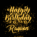 Happy Birthday Card for Rayvon - Download GIF and Send for Free