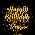 Happy Birthday Card for Reggie - Download GIF and Send for Free
