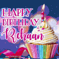 Happy Birthday Rehaan - Lovely Animated GIF