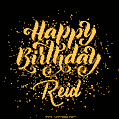 Happy Birthday Card for Reid - Download GIF and Send for Free