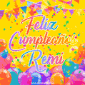 Feliz Cumpleaños Remi (GIF)