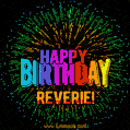 New Bursting with Colors Happy Birthday Reverie GIF and Video with Music