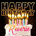 Reverie - Animated Happy Birthday Cake GIF Image for WhatsApp