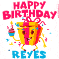 Funny Happy Birthday Reyes GIF