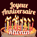 Joyeux anniversaire Rhonin GIF