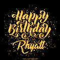 Happy Birthday Card for Rhyatt - Download GIF and Send for Free