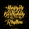 Happy Birthday Card for Rhythm - Download GIF and Send for Free