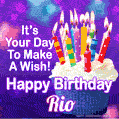 It's Your Day To Make A Wish! Happy Birthday Rio!