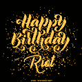 Happy Birthday Card for Riot - Download GIF and Send for Free