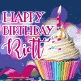 Happy Birthday Riott - Lovely Animated GIF