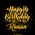 Happy Birthday Card for Rivaan - Download GIF and Send for Free