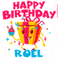Funny Happy Birthday Roel GIF