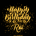 Happy Birthday Card for Roi - Download GIF and Send for Free