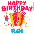 Funny Happy Birthday Roi GIF