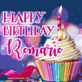 Happy Birthday Romario - Lovely Animated GIF