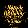 Happy Birthday Card for Romeo - Download GIF and Send for Free