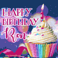 Happy Birthday Ron - Lovely Animated GIF
