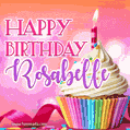 Happy Birthday Rosabelle - Lovely Animated GIF