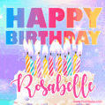 Funny Happy Birthday Rosabelle GIF