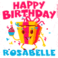 Funny Happy Birthday Rosabelle GIF