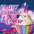 Happy Birthday Rosario - Lovely Animated GIF