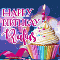 Happy Birthday Rufus - Lovely Animated GIF